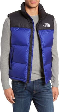 The North Face Nuptse 1996 Packable Quilted Down Vest The North Face Nuptse 1996, North Face Nuptse, North Face Vest, Down Vest, North Face Mens, Mens Vest, Backpacking, North Face, The North Face