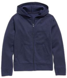 Casual Fleece Outerwear For School, School Cotton Hoodie, School Cotton Hoodie Outerwear, Blue Hooded Hoodie For School, Navy Cotton Hooded Jacket For Fall, Winter School Blue Hoodie, Blue Hooded Sweatshirt For School, Blue Cotton Hooded Jacket With Ribbed Cuffs, Toddler Boy Sweater