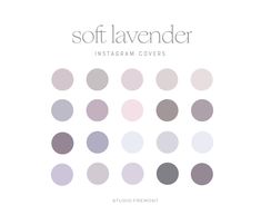 the cover art for soft lavender, an instagramm album by studio fremont