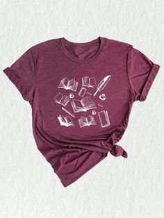 This stylish book lover shirt is the perfect gift for avid readers and educators alike, featuring trendy designs that celebrate a passion for literature. Crafted with high-quality materials, it offers both comfort and durability, making it ideal for everyday wear or special occasions. The shirt showcases unique bookish art, appealing to those who appreciate dark academia aesthetics and the joy of reading. Whether for a teacher, a bookworm, or as a thoughtful present for a friend, this custom shi Book Lover Shirt, Lotr Shirt, Dark Academia Aesthetics, Dark Academia Shirt, Halloween Letras, Bookish Art, Minimalist Book, Bookworm Shirt, Academia Aesthetics