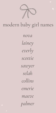 Searching for modern baby girl names and love the feel of something fresh and new? These super cute and trendy girl names are *in style* for 2025 - BUT not overdone - they're still unique names for girls, too. (I've included both the baby names and meanings for each of my picks on this list too!) SAVE these pretty names for girls to your name inspiration board to come back to!