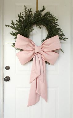 Bow Obsession: The DIY Oversized Bows Taking Center Stage — The Creative Heart Studio Extra Large Bow Diy, Bow Xmas Tree, Large Satin Bow Diy, Pink Bow Christmas, Big Bow Diy, How To Make Big Bow, Big Bow Tutorial, Christmas Bow Decor, Diy Large Bow