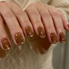 Brown Nail, Happy Nails, Minimal Nails, Almond Acrylic Nails, Nails Only, Soft Nails, December 27, Minimalist Nails, Fire Nails