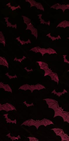 many bats are flying in the night sky