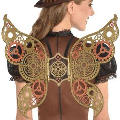 Steampunk Wings, Steampunk Fairy, Steampunk Party, Costume Wings, Mode Steampunk, Steampunk Halloween, Style Steampunk, Steampunk Wedding, Steampunk Cosplay