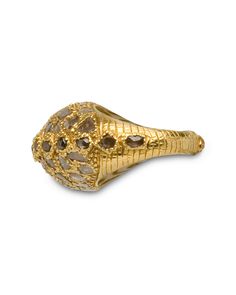 Coomi 20k Yellow Gold Dome Ring 20k yellow gold 6.75 ct. rose cut diamonds 0.5” H Top width: 7.9375 mm Bottom width: 4.7625 mm 7.25 ring size Luxury Gold Rings With Single Cut Diamonds, Luxury Gold Diamond Ring With Rose Cut Diamonds, Luxury Gold Diamond Ring With Rose Cut, Luxury Gold Diamond Ring With Single Cut Diamonds, Luxury Gold Rings With Rose Cut Diamonds, Luxury Diamond Snake Ring With Single Cut Diamonds, Gold Snake Ring With Single Cut Diamonds, Luxury Gold Diamond Ring With Gemstone, Heirloom Gold Diamond Ring With Rose Cut