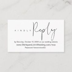 a white business card with the word happily written on it in cursive writing