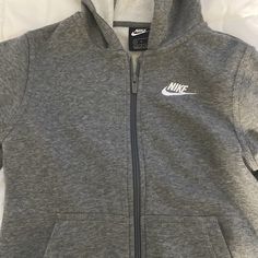 Never Worn Before Nike Grey Zip Up Jacket Too Small On Me Fits More Like A S Then M Nike Casual Gray Outerwear, Nike Gray Cotton Outerwear, Nike Gray Long Sleeve Outerwear, Nike Gray Long-sleeve Outerwear, Nike Zip Hoodie, Nike Zip Up Jacket, Nike Crewneck Sweatshirt, Grey Nike Hoodie, Nike Running Shirt