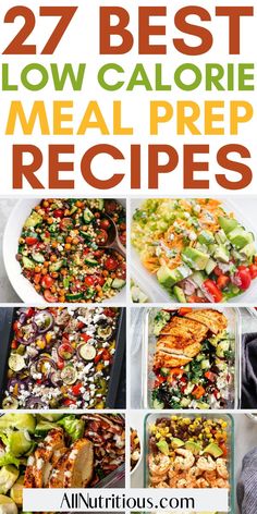 Discover the power of low calorie meal with these easy and healthy recipe ideas. Get ready to revolutionize your meal prep for the week with nutritious meals and achieve your weight loss goals, all while keeping your energy levels up! Low Calorie Meal Prep Recipes, Low Calorie Meal Prep, Shrimp Meal Prep, Lean Meal Plan, Low Calorie Meal, Meal Prep For Work, Paleo Meal Prep, Healthy Recipe Ideas, Meal Prep Clean Eating