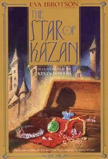 the star of kazzan by eva abbottson is shown in this book cover