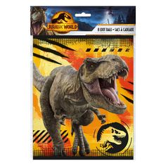 a dinosaur with its mouth open and it's teeth out, in front of an orange background