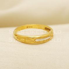 This handcrafted gold ring is designed to be both timeless and versatile. With its sleek lines and polished finish, it adds a touch of sophistication to any outfit. Perfect for daily wear or special occasions, it's a true staple for any jewelry collection. 22k Gold  Ring Metal is Real Gold Purity is 22kt  Weight is 2.19 grams approx Ring Size is 7.75 US  Max width is 0.4 cm approx ,  Please feel free to ask if you have any query. Return and cancellation-  a 20% restocking fees will be deducted f 22k Gold Ring, Minimalist Gifts, Ring Metal, Ring Jewelry, 22k Gold, Gold Style, Metal Rings, Real Gold, Rings Statement