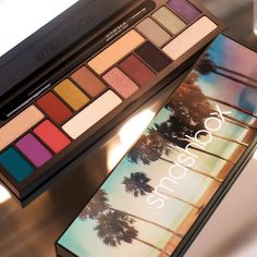 A Collection Of Purse-Size, Pigment-Powered Eyeshadow Palettes Made To Mesmerize And Collect. Each Cover Shots Palette Has A Curated Mix Of Colors, Formulas, And Finishes So You Can Nail The Latest Trends And Create Your Own Looks. Each Slimline, Portable Palette Has A Curated Mix Of 6 Shadows + 2 Double-Sized Base Shades That Deliver Beyond Blendable Color In Velvety, Fierce Foil Finishes Youll Obsess Over. A Collection Of Seven Portable Palettes. Smashbox Cosmetics, New Eyeshadow Palettes, Lipstick Palette, Smashbox Makeup, Makeup News, Palette Color, Shop Makeup, Beauty Lipstick, Gel Liner