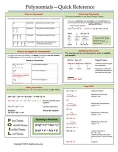 the worksheet for polyymnals quick reference