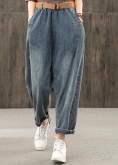 Bright line decoration retro washed denim autumn new casual trousers Materials used: cotton blendedMeasurement:Size M length 87cm / 33.93"Leg Cir 41cm / 15.99"Waist elastic from 58cm / 22.62" to 100cm/ 39"Hip 112cm / 43.68"Size L length 88cm / 34.32"Leg Cir 42cm / 16.38"Waist elastic from 62cm / 24.18" to 104cm/ 40.56"Hip 116cm / 45.24"Size XL length 89cm / 34.71"Leg Cir 43cm / 16.77"Waist elastic from 66cm / 25.74" to 108cm/ 42.12"Hip 120cm / 46.8"We ship worldwide.Tracking numbers provided for Diy Shawl, Stylish Pants, Washed Denim, Casual Trousers, Vest Dress, Denim Top, Skirt Pants, Denim Wash, Denim Dress