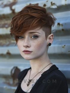 Edgy Short Hair, Short Hair Styles For Round Faces, Edgy Hair, Heart Face Shape