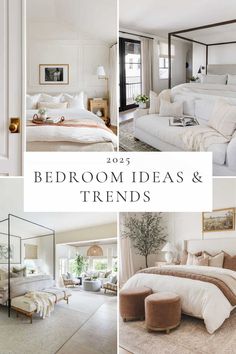 bedroom ideas and trends from the new york home decor blog, featuring white furniture and neutral colors