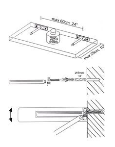 the diagram shows how to install an external light fixture