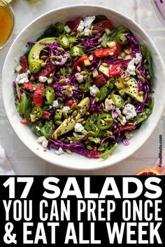 salads you can prep once and eat all week