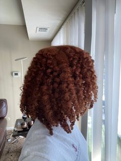 Auburn Curly Hair Black Women, Brown Ginger Hair Black Women, Ginger Brown Hair Black Women, Brown Ginger Hair Color, Dark Ginger Hair Black Women, Ginger Brown Hair Color, Copper Curly Hair, Braid Out Natural Hair