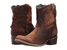 Corral Boots Soft Comfy Genuine Leather/suede Ankle Boots For Women Uk, Boots For Women Miggon 🛍️, Short Cowboy Boots Square Toe, Boots For Women Ankle Summer, Cheap Leather Cowboy Boots For Women, Cheap Western Faux Leather Boots, Women's Cowboy Boots Wide, Upscale Casual Moto Boots For Outdoor, Short Cowboy Boots Leggings