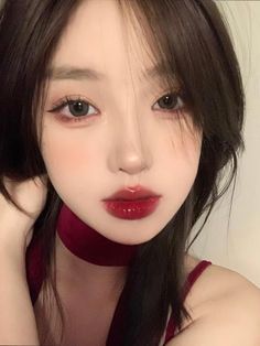 Lipstick Makeup Looks, Korean Makeup Trends, Red Lipstick Makeup Looks, Red Lips Makeup Look, Best Red Lipstick, Red Lipstick Makeup