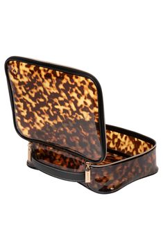 Tortoise Shell Print, Stephanie Johnson, Accessory Inspo, Shell Print, Mötley Crüe, Oui Oui, Makeup Case, No Color, Tortoise Shell