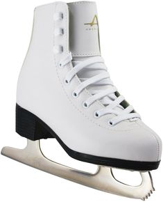 an image of a white ice skate