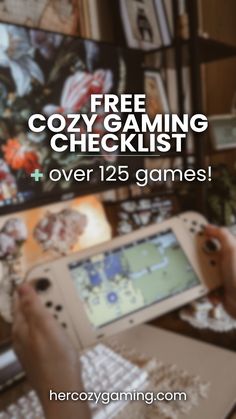 FREE Cozy Games Checklist + over 125 games by Her Cozy Gaming Free Games On Nintendo Switch, Nintendo Switch Cozy Games, Nintendo Lite