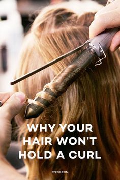 How to make your hair hold a curl Curling Fine Hair, Hair Curling Tips, Long Lasting Curls, Celebrity Hair Stylist, Hair Cut, Hair Dos, Curled Hairstyles, How To Make Your, Fine Hair