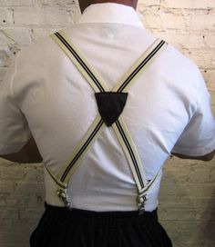 this suspender harness is great THE ELASTIC HOLSTER SUSPENDER IS THE NUMBER ON ITEM I SELL ON ETSY IN BLACK WE JUST HAVE ADDED NEW COLORS TAN/MULTI.. MADE FROM CUSHION ELASTIC ADJUSTABLE TO ALL SIZES MEN AND WOMENS. ONE SIZE FITS ALL NICKEL GEAR WITH CLASP AT END TO HOLD TO ANY GARMENT PANTS,ETC.. Leather Suspenders Men, Year Planning, Black Harness, Mens Fashion Vintage, Clothing Reference, Black Suspenders, Suspenders Men, Leather Suspenders, Diy For Men