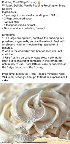 a recipe for frosted cake with white icing