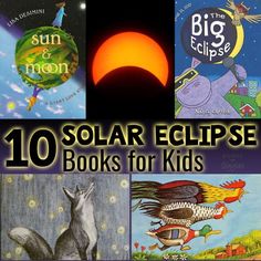 10 solar eclipse books for kids to read in the sun, moon, and earth