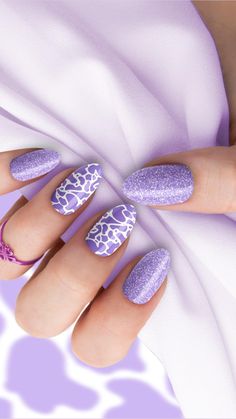 Purple cow design manicures look wonderful on all nail shapes. Whether you have artificial nails that are shaped like almonds or coffin nails, this pattern will look fantastic on you. If you are looking for cow print nail design ideas, I have no doubt that you will find a wonderful design to showcase your purple nail technician. Cow Print Nail Designs, All Nail Shapes, Cute Cow Print, Baby Purple, Purple Cute, Purple Cow, Cow Design, Purple Nail, Nail Design Ideas