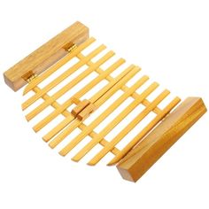 a wooden musical instrument that is made out of wood