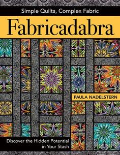 the book cover for fabricicadabra