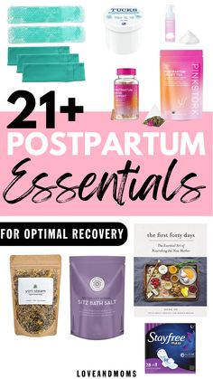 the top 20 postpartum essentials for optimal recovery