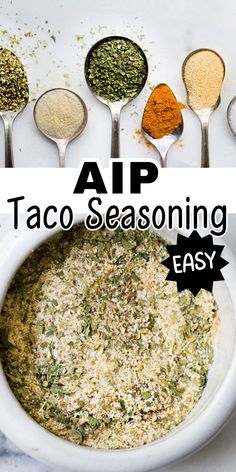 Spice up your taco nights with this AIP-friendly taco seasoning blend! 🌮✨ Made with anti-inflammatory, nightshade-free ingredients, it's perfect for those following the Autoimmune Protocol. Simple, flavorful, and ready in minutes! #AIPRecipes #TacoSeasoning #HealthyEating