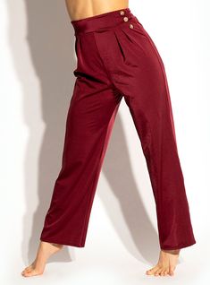 Riveter Pants Solid Pleated High-waisted Pants, Stretch Pleated High-waisted Pants, Fall High Waist Pleated Bottoms, Classic Stretch Pleated Bottoms, Pleated Tapered Leg Bottoms For Fall, Stretch Ankle-length Pleated Bottoms, Classic Pleated Stretch Bottoms, Stretch Pleated Ankle-length Pants, Fall Pleated Tapered Leg Bottoms