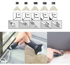 the instructions for how to use a window sealer