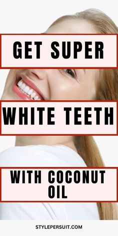 2 Steps to Whiter Teeth (Natural + Cheap + At Home + DIY) Coconut Oil Teeth, White Teeth Coconut Oil, Coconut Teeth Whitening, Coconut Oil Teeth Whitening, Toddler Tooth Decay, Teeth Whitening Methods, Homemade Coconut Oil, Brighten Teeth