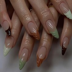 kostenloser Versand, schnellerer Kundendienst Coloured French Manicure, Acrylic Nails French Tip, Acrylic Nails French, Nails Aura, Nails French Tip, Nails Fall Nails, French Tip Press On Nails, Sculptured Nails