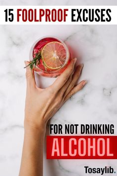 What excuses not to drink do you come up with if you’re a recovering alcoholic or you’re pregnant and you don’t want to tell anyone yet? If you’ve decided not to drink, it will help to work out some excuses in advance. #excusesnottodrink #noalcohol Drinks For Energy, Not Drinking Alcohol, Alcohol Intolerance, Pregnant Drinks, Immunity Drink, Immunity Shots, Giving Up Drinking, Recovering Alcoholic, Echinacea Tea