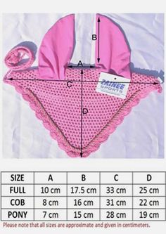 an image of a pink dog bandana with the measurements for it's collar