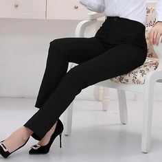 Revamp your work wardrobe with these 🔥 slim pants! Perfect for the boss babe on a budget 💸 Shop now for only $102.95! 💼 #professionalattire #workwear #slimpants #womenfashion #businesscasual #officeoutfit #styleinspo #bossbabe #fashionfinds #affordablefashion Formal Work Wear, Formal Pants Women, Professional Pants, Work Wear Office, Fall Fashion Skirts, Women Trousers, Office Wear Women