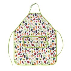 Market Fresh Apron - fits sizes youth small through adult 2XL  BapronBaby Different Necklines, Cleaning Techniques, Baking Apron, Hot Iron, Apron Designs, Baby Safe, Eco Friendly Fabric, Exercise For Kids, Harmful Chemicals