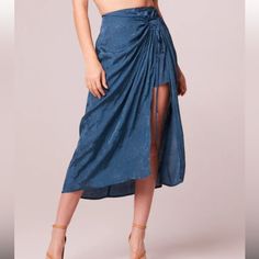 Celene Deep Teal Layered Midi Skirt Smocked Back Waist Adjustable Gathering Tie 100% Viscose Hand Wash, Line Dry Coming From A Smoke Free & Animal Friendly Home Midi Circle Skirt, Satin Skirt, Deep Teal, Circle Skirt, Women Skirts Midi, Smocking, Midi Skirt, Womens Skirt, Hand Wash