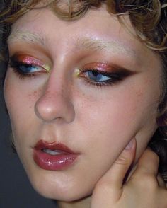 Fierce Makeup, Casual Makeup, Rave Makeup, Ethereal Makeup, Edgy Makeup, Eye Makeup Art, Baddie Makeup