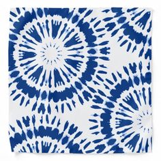 Indigo Blue Tie Dye Bandana - tap to personalize and get yours #affiliate #indigo #blue #tie #dye Tie N Dye, Shibori Designs, Tie Dye Bandanas, Sea Turtle Art, Shibori Pattern, Mughal Art, Modern Bridal Shower, Pastel Tie Dye, Watercolor Elephant