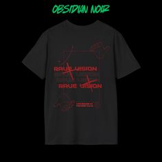 Unisex Obsidian Noir "Rave Vision" Streetwear Tee (Techno - Streetwear - Rave ), Inspired by the vibrant lights and pulsating beats of the rave scene, this design captures the euphoric and surreal energy of late-night dance floors. With bold, hypnotic patterns that mimic the sensory overload of the rave experience, the Rave Vision tee invites you to embrace the freedom of self-expression and lose yourself in the rhythm. Techno Streetwear, Rave Scene, Dance Floors, Sensory Overload, Shirt Streetwear, Lose Yourself, Shirt Price, Poland, Gender Neutral